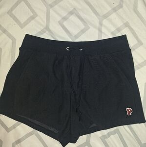 VS PINK Black Drawstring Shorts